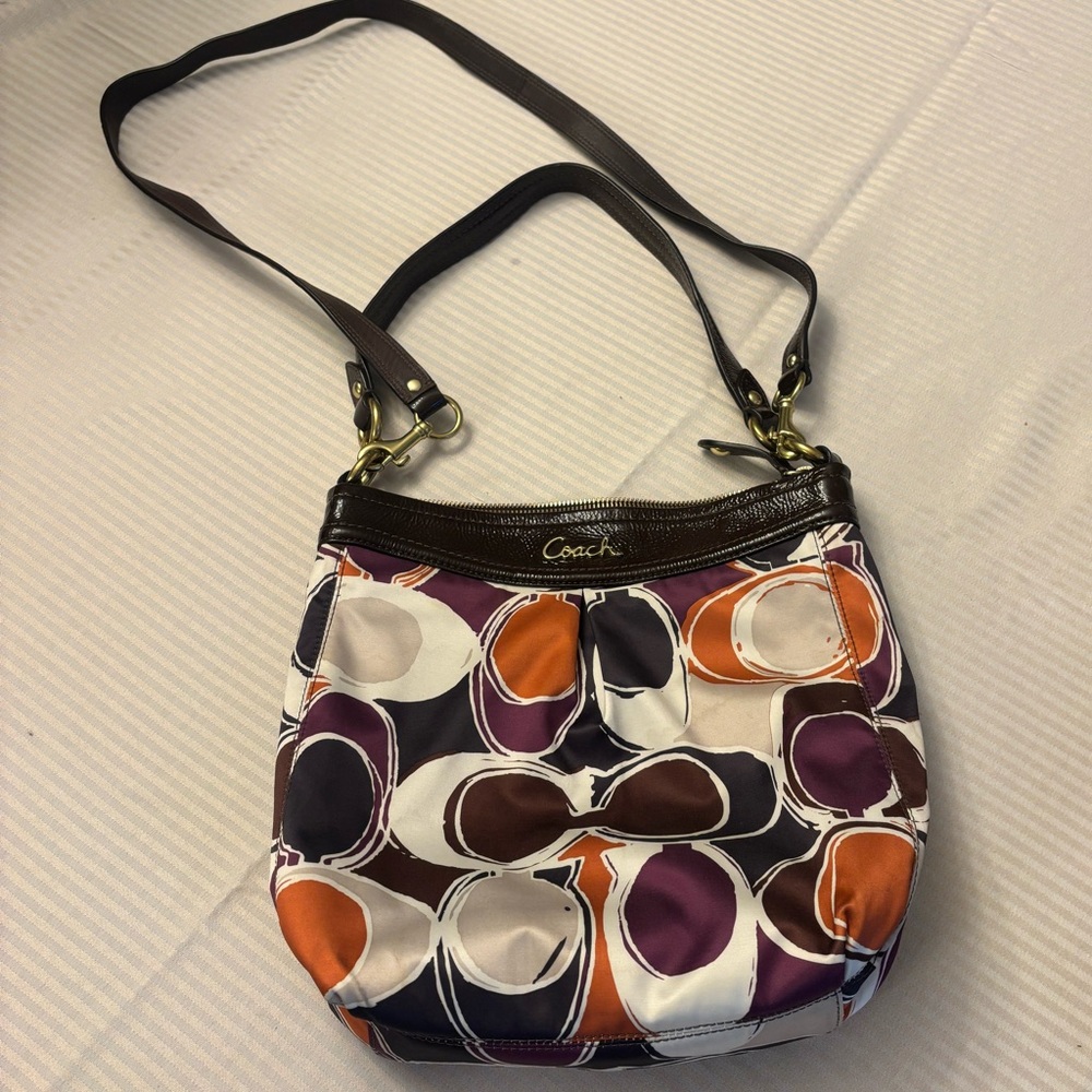 Vintage Coach Ashley Scarf Hippie Bag Y2K